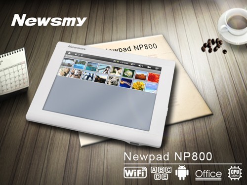 國(guó)內(nèi)首款8寸電容屏 Newsmy多點(diǎn)觸控Newpad NP800即將上